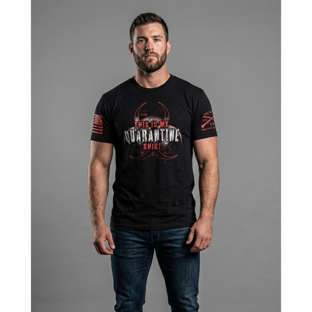 Grunt Style T-Shirt Men L Black Graphic Tee Short Sleeve Crew‎ Neck 100 Cotton